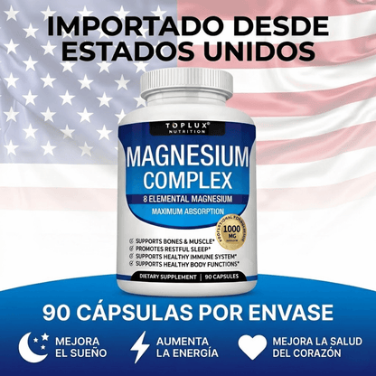 EL COMPLEJO DE MAGNESIO MÁS COMPLETO DEL MERCADO