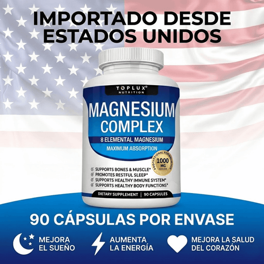 EL COMPLEJO DE MAGNESIO MÁS COMPLETO DEL MERCADO