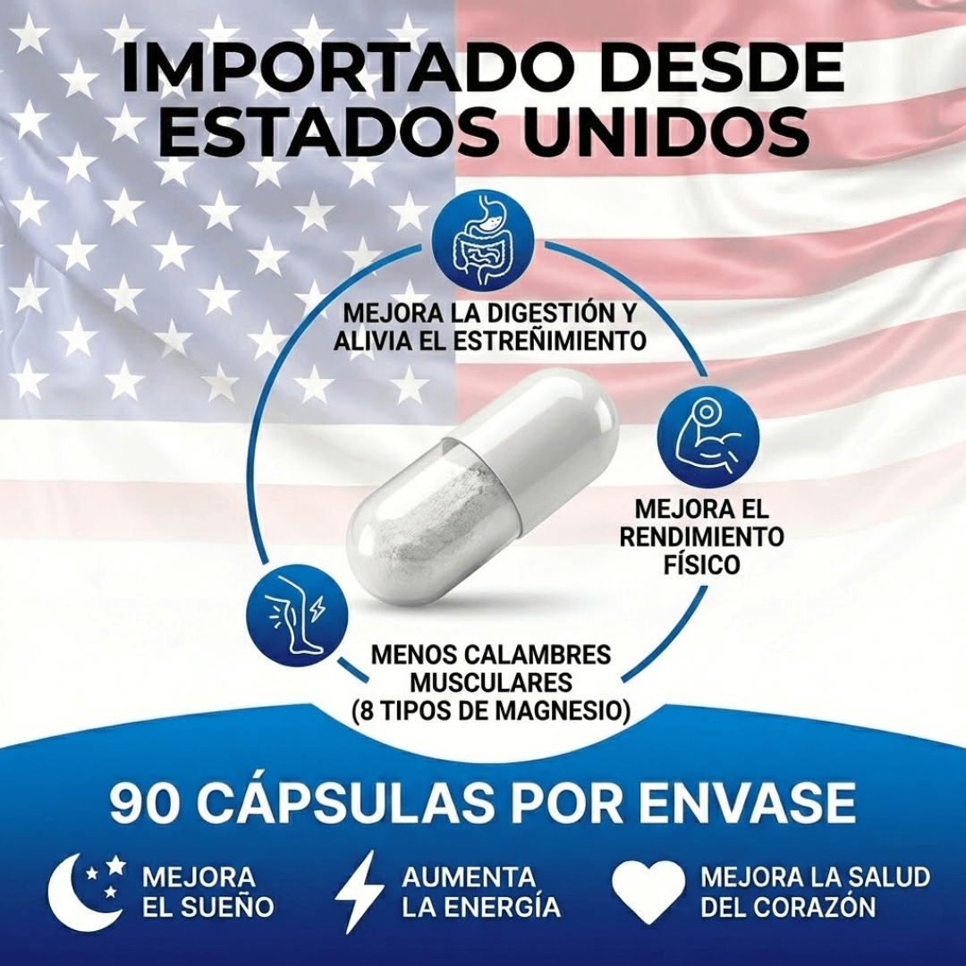 EL COMPLEJO DE MAGNESIO MÁS COMPLETO DEL MERCADO